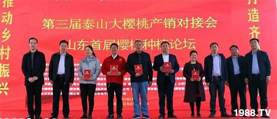     碳?xì)浜朔鼠@艷泰山櫻桃產(chǎn)銷對(duì)接大會(huì)碳?xì)錂烟?91項(xiàng)零農(nóng)藥殘留